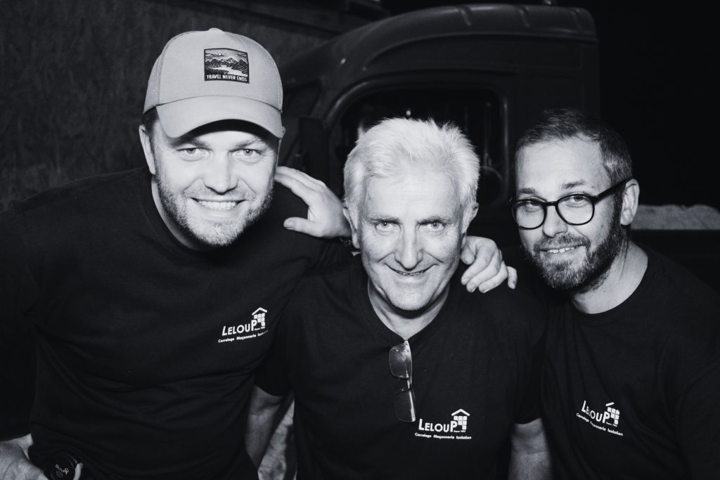 Sylvain, Jean-Pierre et Dimitri Leloup